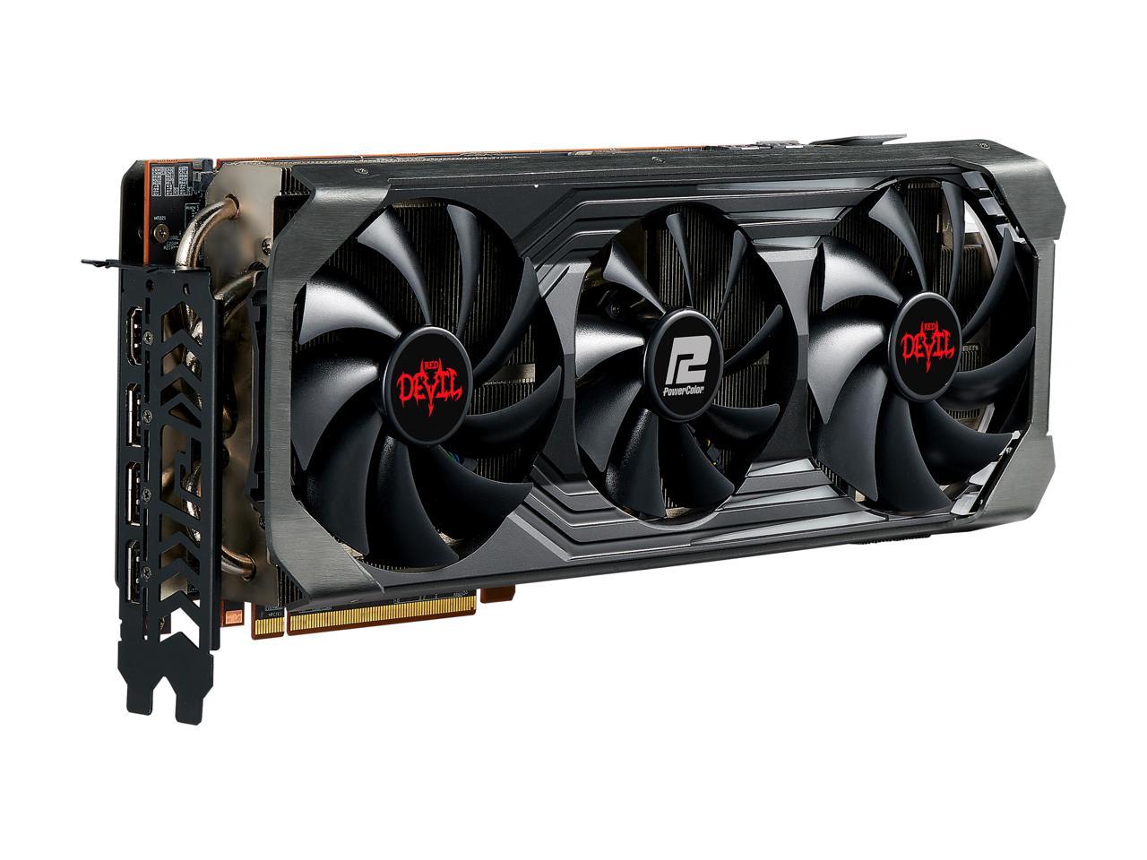 PowerColor Red Devil AMD Radeon RX 6900 XT Ultimate Gaming Graphics Card with 16GB GDDR6 Memory, Powered by AMD RDNA 2, HDMI 2.1 (AXRX 6900XTU 16GBD6-3DHE/OC)