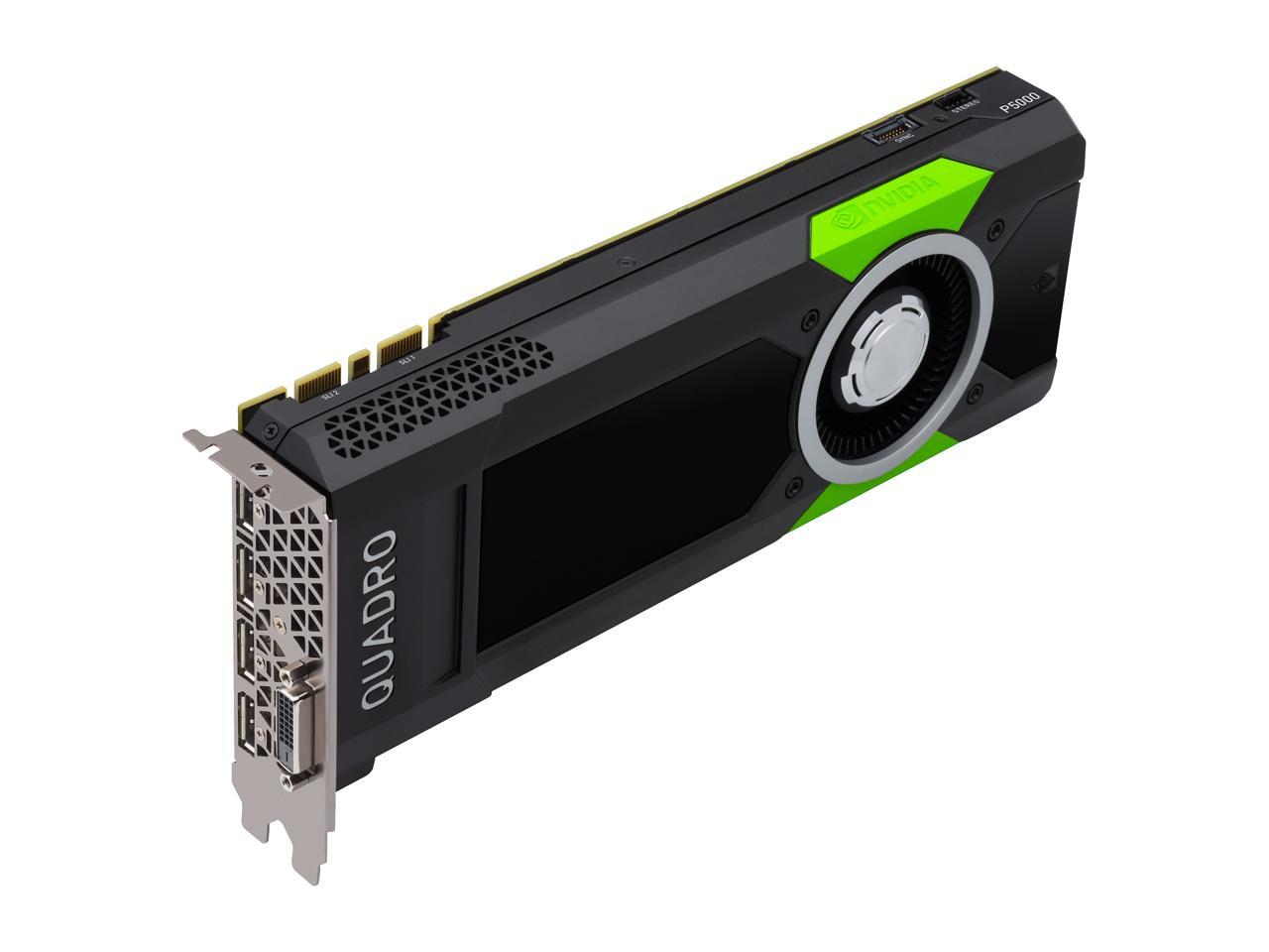 PNY Quadro P5000 VCQP5000-PB 16GB 256-bit GDDR5X PCI Express 3.0 x16 Full Height Video Card - Workstation
