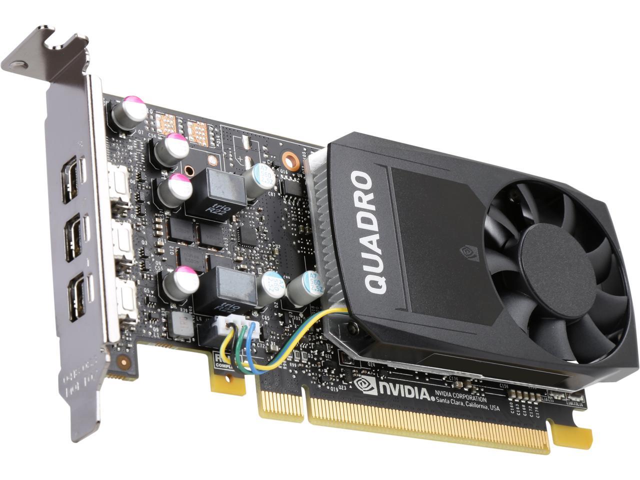 PNY Quadro P400 VCQP400-PB 2GB 64-bit GDDR5 PCI Express 3.0 x16 Low Profile Video Cards - Workstation