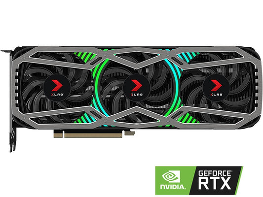 PNY GeForce RTX 3080 10GB XLR8 Gaming REVEL EPIC-X RGB Triple Fan Graphics Card, VCG308010TFXPPB