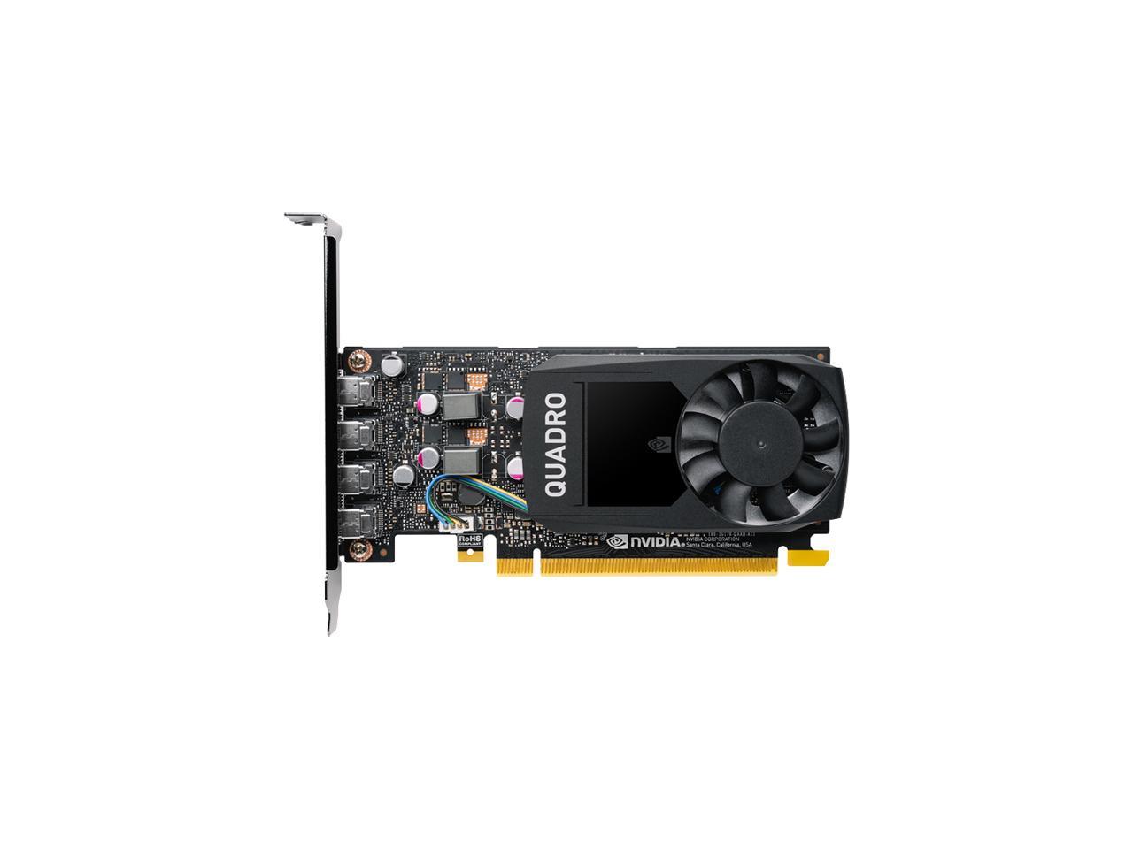 PNY Quadro P1000 VCQP1000V2-PB 4GB 128-bit GDDR5 PCI Express 3.0 x16 Low Profile Video Cards - Workstation