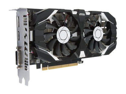 MSI GeForce GTX 1050 Ti DirectX 12 GTX 1050 Ti 4GT OC 4GB 128-Bit GDDR5 PCI Express 3.0 x16 HDCP Ready ATX Video Card