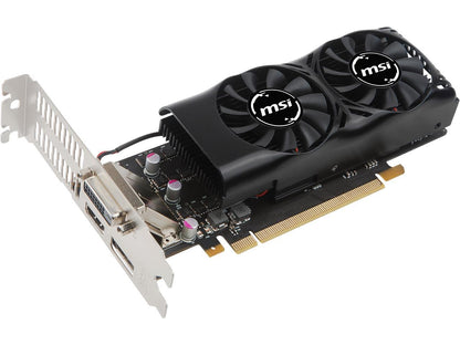 MSI GeForce GTX 1050 Ti DirectX 12 GTX 1050 TI 4GT LP 4GB 128-Bit GDDR5 PCI Express 3.0 x16 HDCP Ready Low Profile Video Card