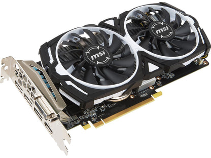 MSI Radeon RX 570 DirectX 12 RX 570 ARMOR 8G OC 8GB 256-Bit GDDR5 PCI Express x16 HDCP Ready CrossFireX Support ATX Video Card