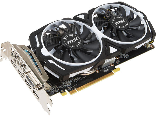 MSI Radeon RX 570 DirectX 12 RX 570 ARMOR 8G OC 8GB 256-Bit GDDR5 PCI Express x16 HDCP Ready CrossFireX Support ATX Video Card