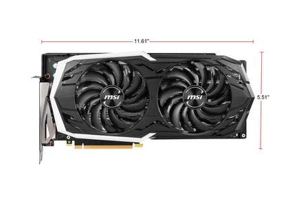 MSI GeForce RTX 2070 DirectX 12 RTX 2070 ARMOR 8G 8GB 256-Bit GDDR6 PCI Express 3.0 x16 HDCP Ready Video Card