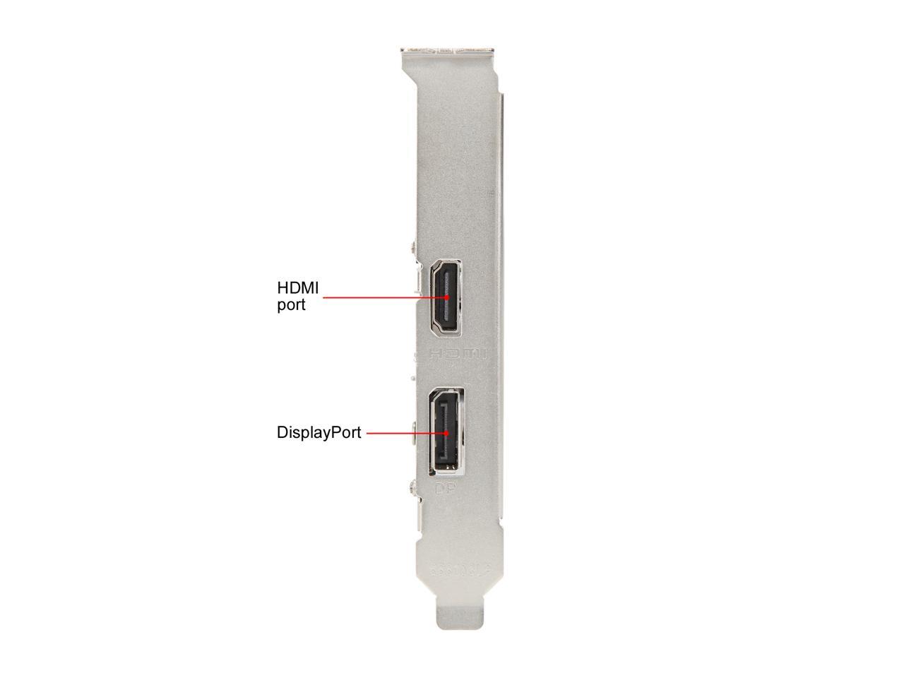 MSI GeForce GT 1030 DirectX 12 GT 1030 2GD4 LP OC 2GB 64-Bit DDR4 PCI Express 3.0 x16 (Uses x4) HDCP Ready Low Profile Video Card