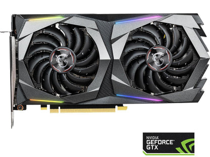 MSI GeForce GTX 1660 Ti DirectX 12 GTX 1660 TI GAMING X 6G 6GB 192-Bit GDDR6 PCI Express 3.0 x16 HDCP Ready Video Card