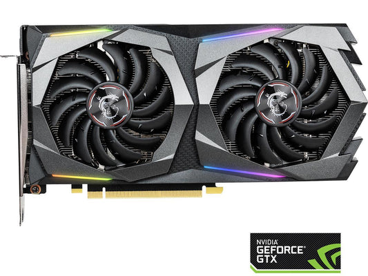 MSI GeForce GTX 1660 Ti DirectX 12 GTX 1660 TI GAMING X 6G 6GB 192-Bit GDDR6 PCI Express 3.0 x16 HDCP Ready Video Card