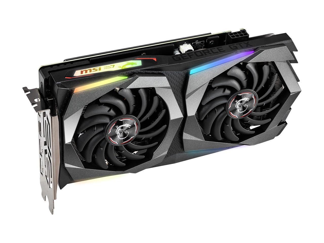 MSI GeForce GTX 1660 Ti DirectX 12 GTX 1660 TI GAMING X 6G 6GB 192-Bit GDDR6 PCI Express 3.0 x16 HDCP Ready Video Card