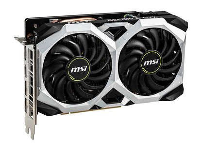 MSI GeForce GTX 1660 Ti DirectX 12 GTX 1660 TI VENTUS XS 6G OC 6GB 192-Bit GDDR6 PCI Express 3.0 x16 HDCP Ready Video Card