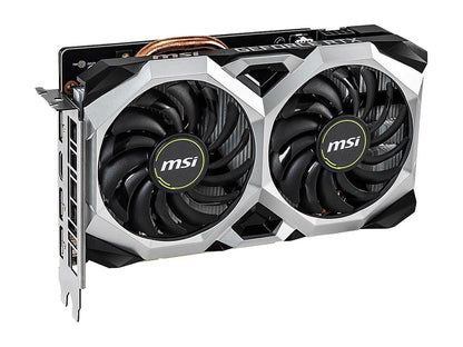 MSI GeForce RTX 2060 DirectX 12 RTX 2060 VENTUS XS 6G OC 6GB 192-Bit GDDR6 PCI Express 3.0 x16 HDCP Ready Video Card