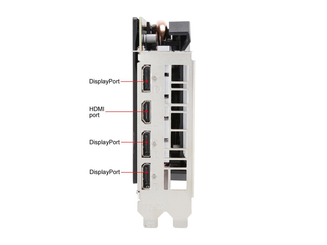 MSI GeForce GTX 1660 DirectX 12 GTX 1660 VENTUS XS 6G OC 6GB 192-Bit GDDR5 PCI Express 3.0 x16 HDCP Ready Video Card