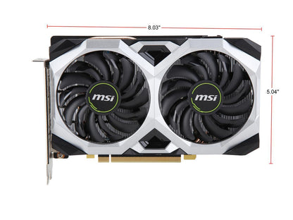 MSI GeForce GTX 1660 DirectX 12 GTX 1660 VENTUS XS 6G OC 6GB 192-Bit GDDR5 PCI Express 3.0 x16 HDCP Ready Video Card