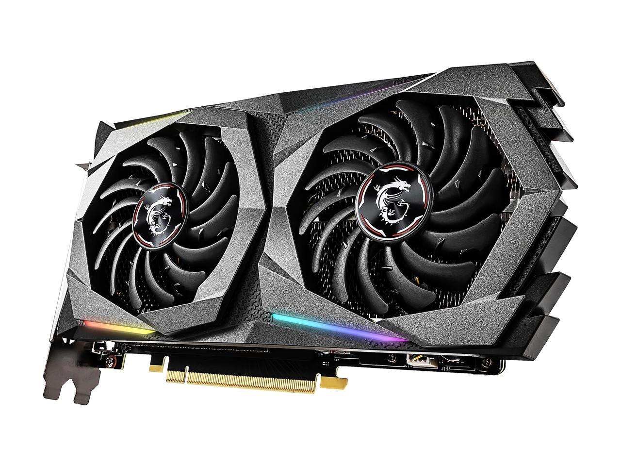 MSI GeForce RTX 2060 DirectX 12 RTX 2060 GAMING 6G 6GB 192-Bit GDDR6 PCI Express 3.0 x16 HDCP Ready Video Card