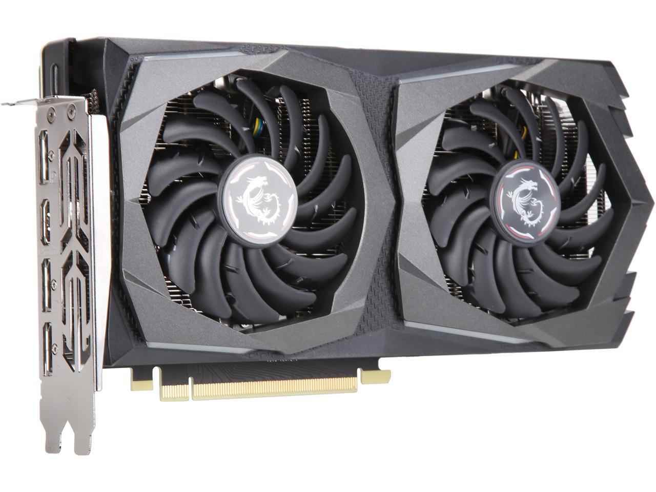MSI GeForce GTX 1660 Ti DirectX 12 GTX 1660 Ti GAMING 6G 6GB 192-Bit GDDR6 PCI Express 3.0 x16 HDCP Ready Video Card