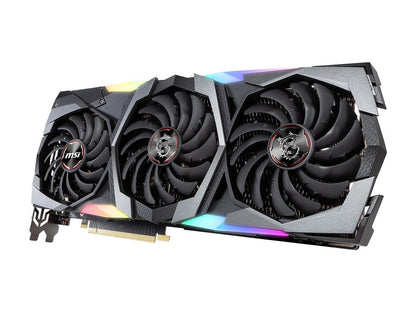 MSI GeForce RTX 2070 SUPER DirectX 12 RTX 2070 SUPER GAMING X TRIO 8GB 256-Bit GDDR6 PCI Express 3.0 x16 HDCP Ready SLI Support Video Card