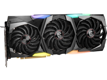 MSI GeForce RTX 2070 SUPER DirectX 12 RTX 2070 SUPER GAMING X TRIO 8GB 256-Bit GDDR6 PCI Express 3.0 x16 HDCP Ready SLI Support Video Card