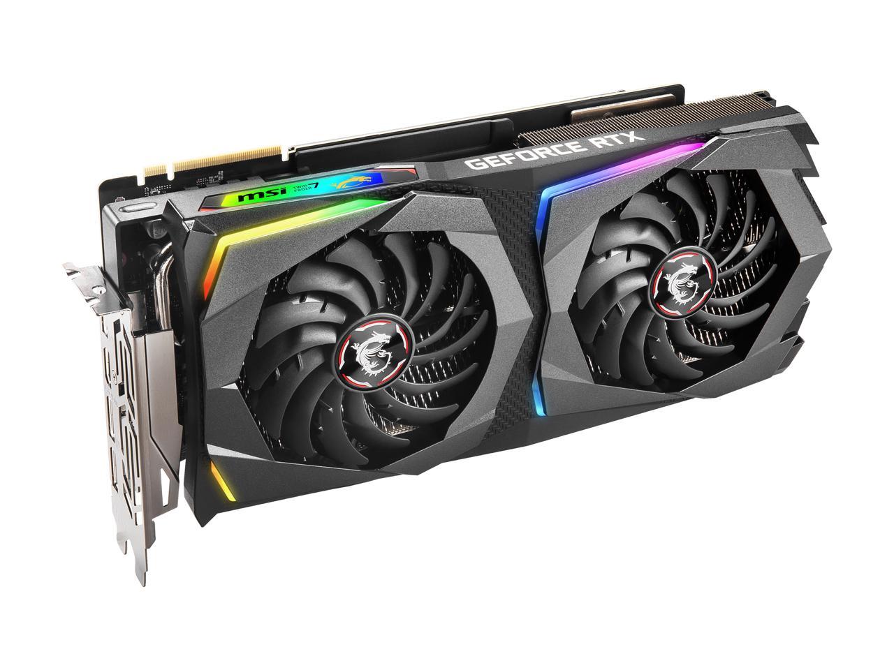 MSI GeForce RTX 2070 SUPER DirectX 12 RTX 2070 Super GAMING X 8GB 256-Bit GDDR6 PCI Express 3.0 x16 HDCP Ready SLI Support Video Card