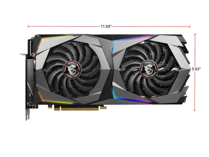 MSI GeForce RTX 2070 SUPER DirectX 12 RTX 2070 Super GAMING X 8GB 256-Bit GDDR6 PCI Express 3.0 x16 HDCP Ready SLI Support Video Card