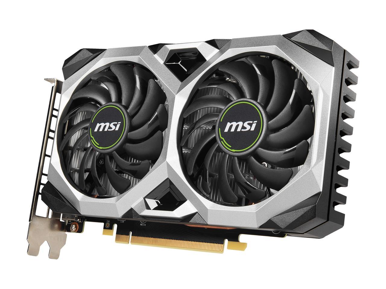 MSI GeForce GTX 1660 SUPER DirectX 12 GTX 1660 SUPER VENTUS XS OC 6GB 192-Bit GDDR6 PCI Express 3.0 x16 HDCP Ready Video Card