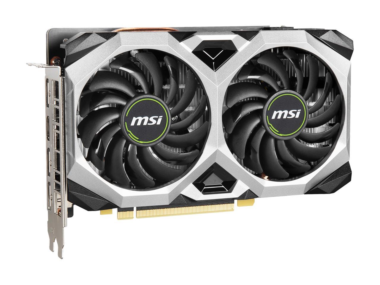 MSI GeForce GTX 1660 SUPER DirectX 12 GTX 1660 SUPER VENTUS XS OC 6GB 192-Bit GDDR6 PCI Express 3.0 x16 HDCP Ready Video Card