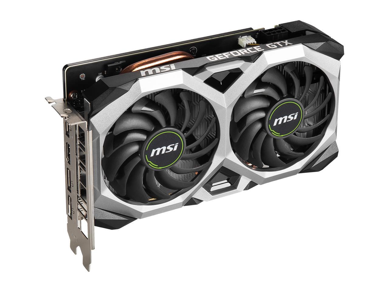 MSI GeForce GTX 1660 SUPER DirectX 12 GTX 1660 SUPER VENTUS XS OC 6GB 192-Bit GDDR6 PCI Express 3.0 x16 HDCP Ready Video Card