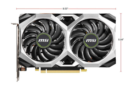 MSI GeForce GTX 1660 SUPER DirectX 12 GTX 1660 SUPER VENTUS XS OC 6GB 192-Bit GDDR6 PCI Express 3.0 x16 HDCP Ready Video Card
