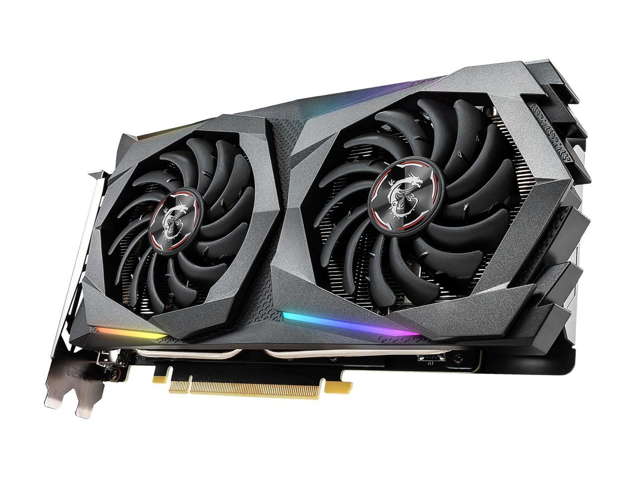 MSI GeForce GTX 1660 SUPER DirectX 12 GTX 1660 SUPER GAMING X 6GB 192-Bit GDDR6 PCI Express 3.0 x16 HDCP Ready Video Card