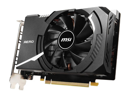 MSI GeForce GTX 1650 SUPER DirectX 12 GTX 1650 Super AERO ITX OC 4GB 128-Bit GDDR6 PCI Express 3.0 x16 HDCP Ready ITX Video Card