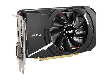MSI GeForce GTX 1650 SUPER DirectX 12 GTX 1650 Super AERO ITX OC 4GB 128-Bit GDDR6 PCI Express 3.0 x16 HDCP Ready ITX Video Card