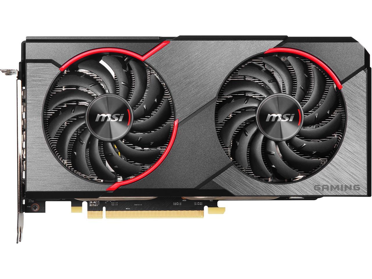 MSI Radeon RX 5500 XT DirectX 12 RX 5500 XT GAMING X 8G 8GB 128-Bit GDDR6 PCI Express 4.0 HDCP Ready Video Card