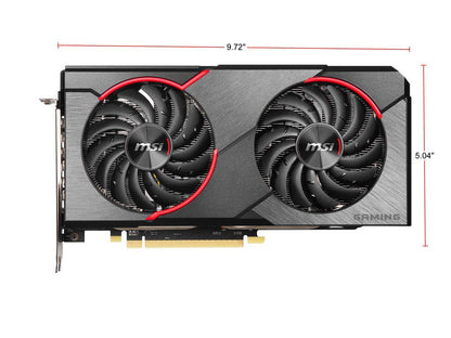 MSI Radeon RX 5500 XT DirectX 12 RX 5500 XT GAMING X 8G 8GB 128-Bit GDDR6 PCI Express 4.0 HDCP Ready Video Card
