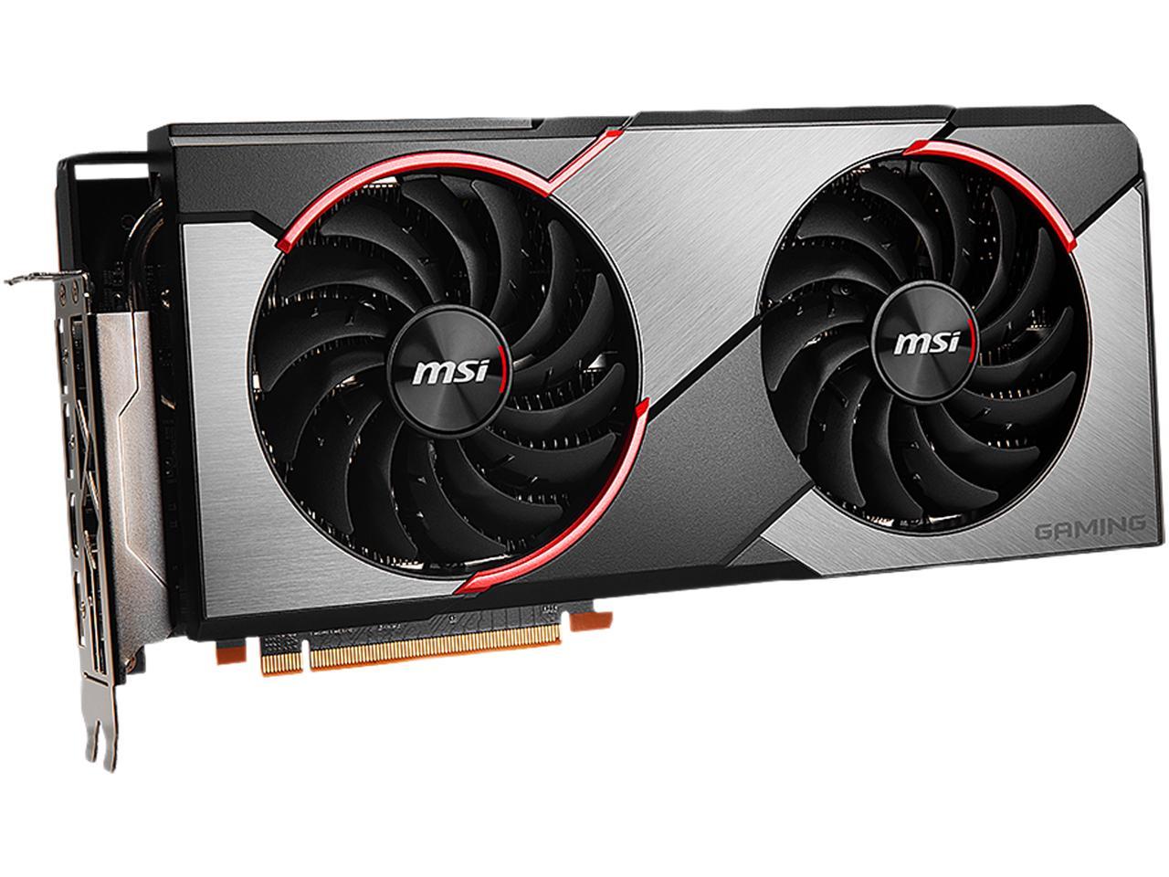MSI Radeon RX 5600 XT DirectX 12 RX 5600 XT GAMING X 6GB 192-Bit GDDR6 PCI Express 4.0 HDCP Ready Video Card
