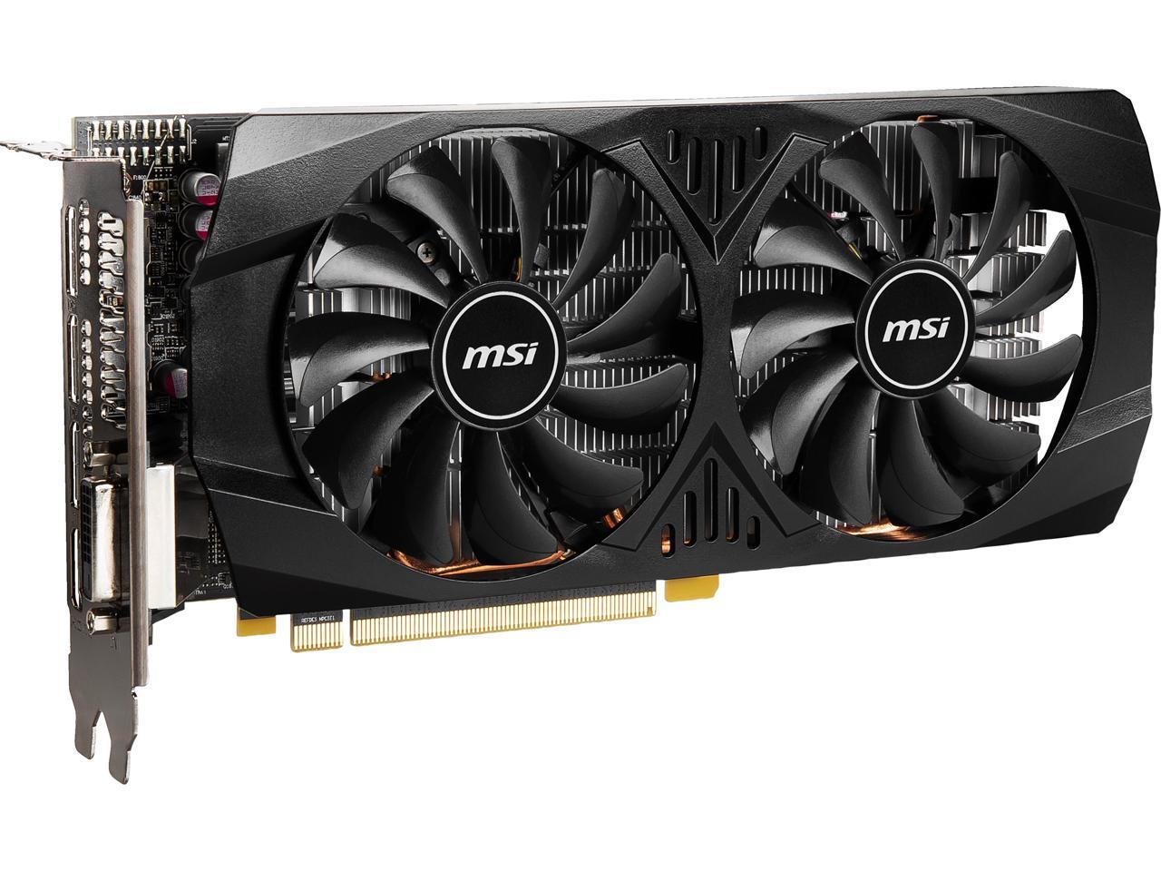 MSI Radeon RX 570 DirectX 12 RX 570 8GT OC 8GB 256-Bit GDDR5 PCI Express x16 (Uses x8) HDCP Ready ATX Video Card