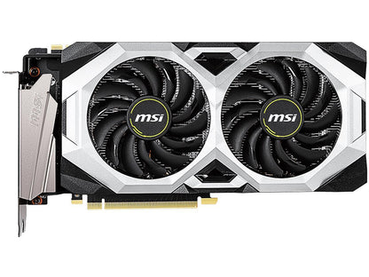 MSI GeForce RTX 2070 SUPER DirectX 12 RTX 2070 SUPER VENTUS GP OC 8GB 256-Bit GDDR6 PCI Express 3.0 x16 HDCP Ready SLI Support Video Card