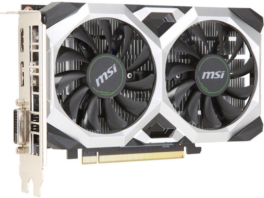 MSI GeForce GTX 1650 DirectX 12 GTX 1650 VENTUS XS 4G OC 4GB 128-Bit GDDR5 PCI Express 3.0 x16 HDCP Ready Video Card