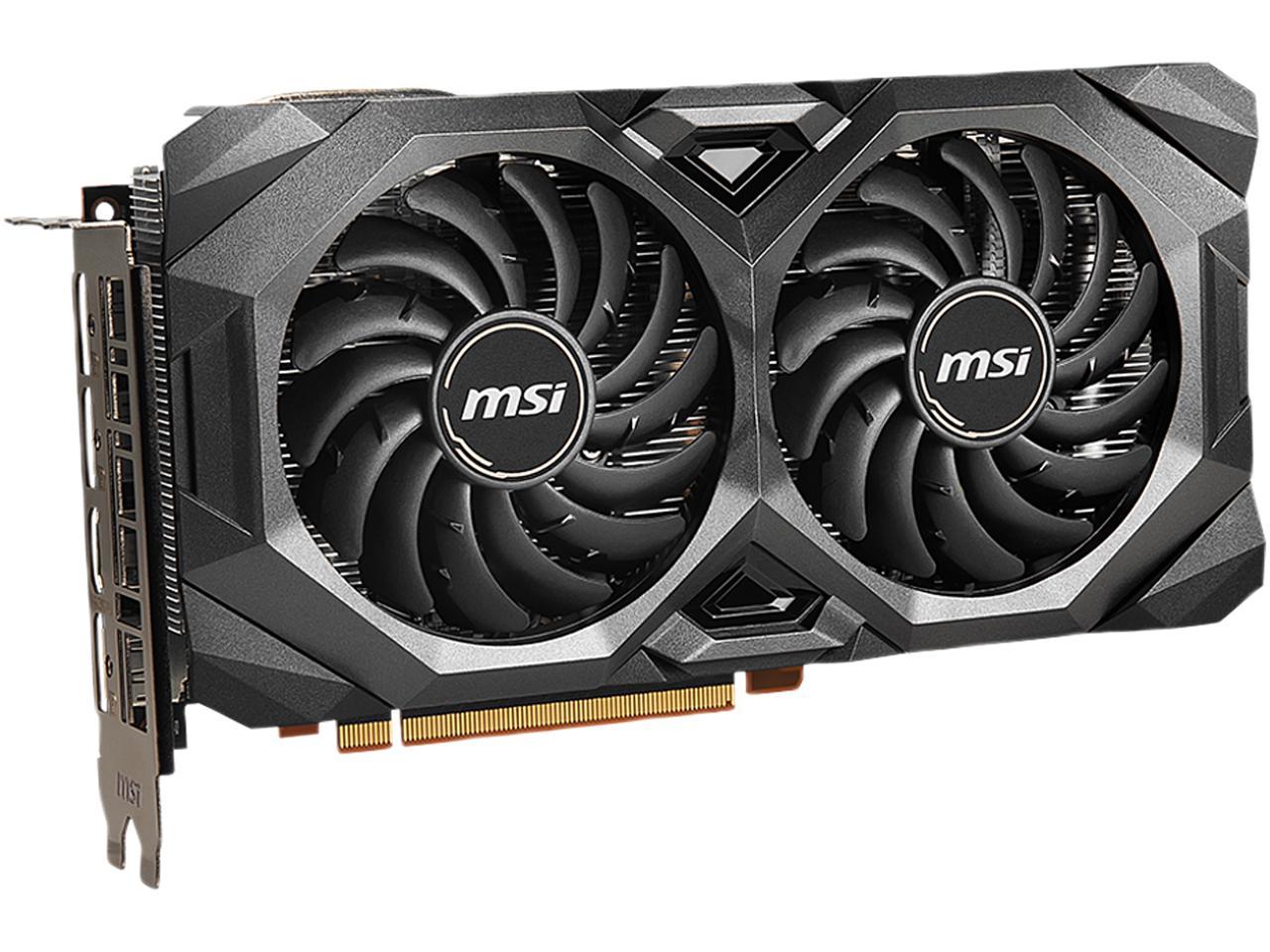 MSI Radeon RX 5600 XT DirectX 12 RX 5600 XT MECH OCBV 6GB 192-Bit GDDR6 PCI Express 4.0 HDCP Ready Video Card