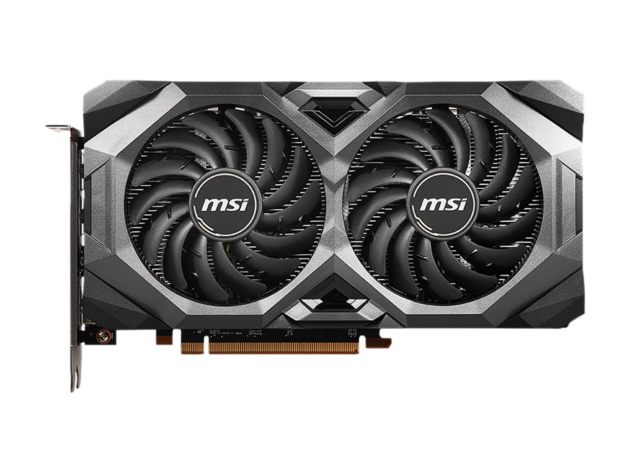 MSI Radeon RX 5600 XT DirectX 12 RX 5600 XT MECH OCBV 6GB 192-Bit GDDR6 PCI Express 4.0 HDCP Ready Video Card