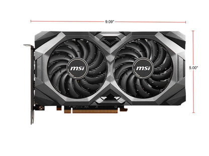 MSI Radeon RX 5600 XT DirectX 12 RX 5600 XT MECH OCBV 6GB 192-Bit GDDR6 PCI Express 4.0 HDCP Ready Video Card