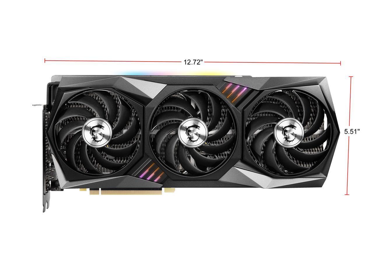MSI GeForce RTX 3080 DirectX 12 RTX 3080 GAMING X TRIO 10G 10GB 320-Bit GDDR6X PCI Express 4.0 HDCP Ready Video Card