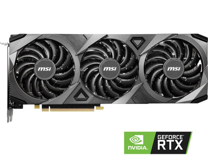 MSI GeForce RTX 3070 DirectX 12 RTX 3070 VENTUS 3X OC 8GB 256-Bit GDDR6 PCI Express 4.0 HDCP Ready Video Card