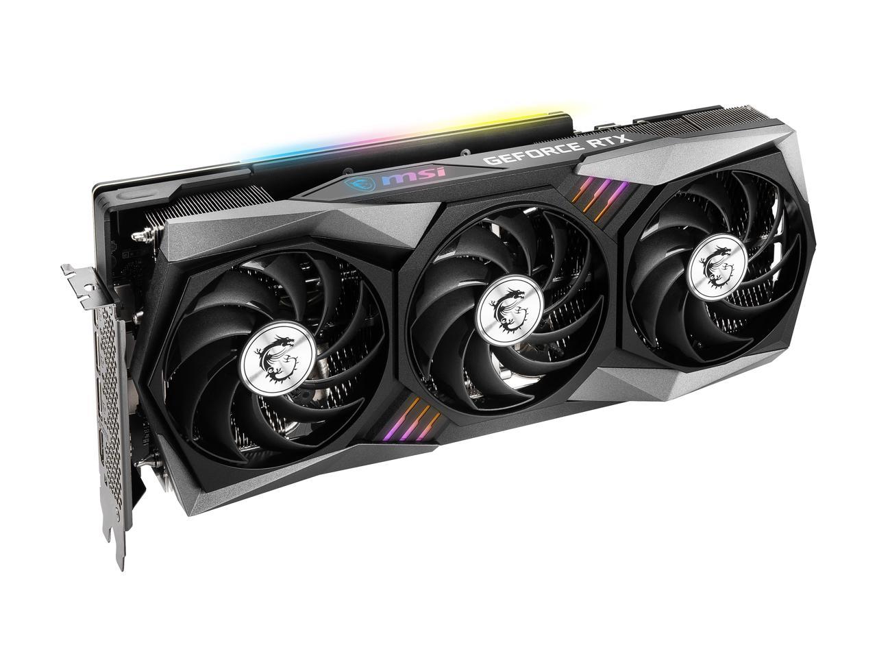 MSI GeForce RTX 3070 DirectX 12 RTX 3070 GAMING X TRIO 8GB 256-Bit GDDR6 PCI Express 4.0 HDCP Ready Video Card
