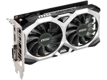 MSI GeForce GTX 1650 DirectX 12 GTX 1650 D6 Ventus XS OC 4GB 128-Bit GDDR6 PCI Express 3.0 x16 HDCP Ready Video Card