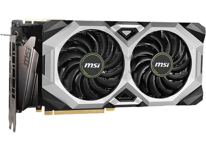 MSI GeForce RTX 2080 SUPER DirectX 12 RTX 2080 Super Ventus XS OC 8GB 256-Bit GDDR6 PCI Express 3.0 x16 HDCP Ready SLI Support Video Card