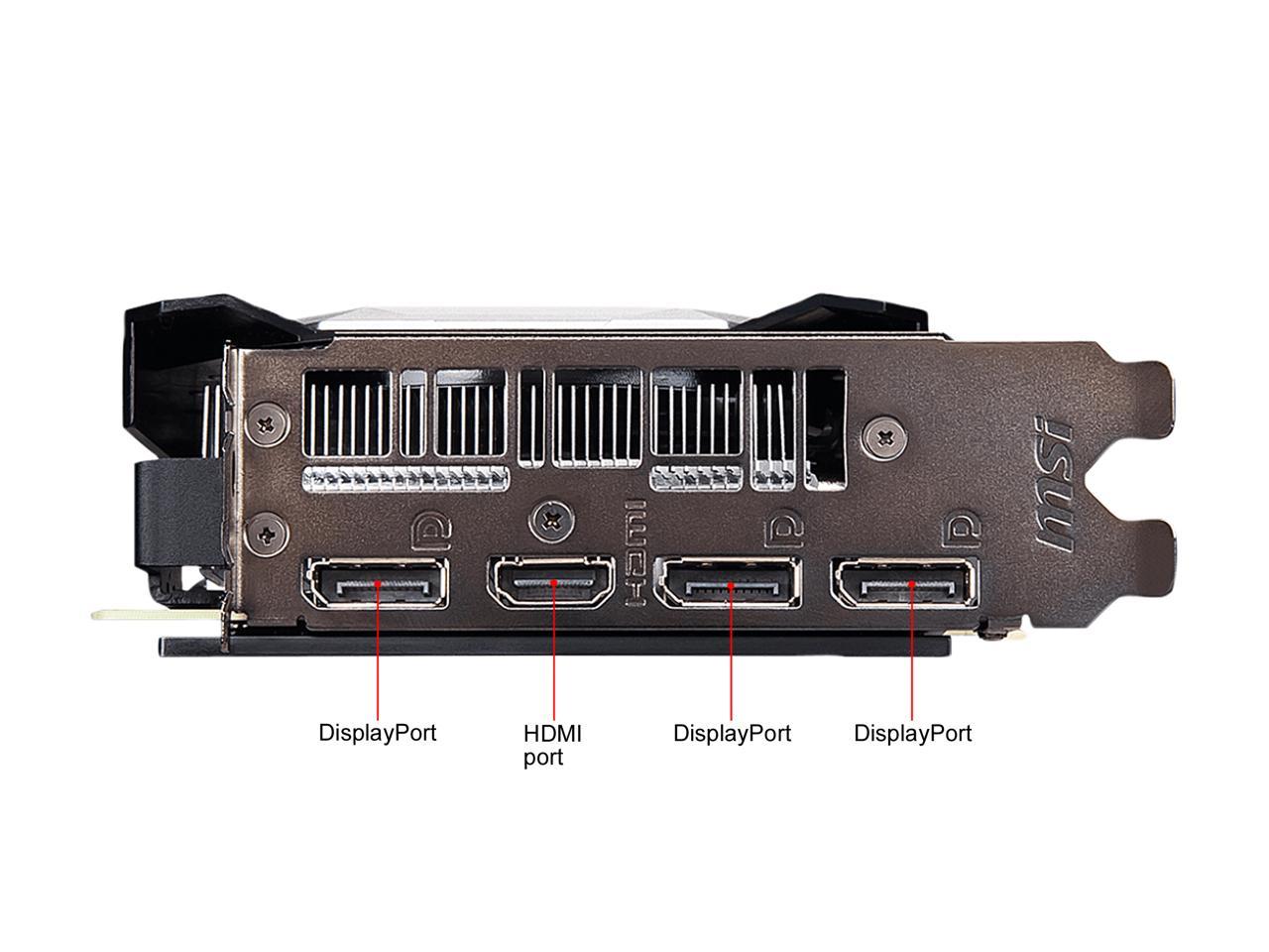 MSI GeForce RTX 2080 SUPER DirectX 12 RTX 2080 Super Ventus XS OC 8GB 256-Bit GDDR6 PCI Express 3.0 x16 HDCP Ready SLI Support Video Card