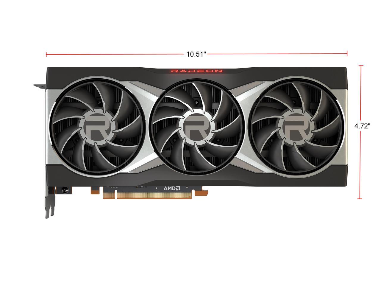MSI Radeon RX 6800 XT DirectX 12 RX 6800 XT 16G 16GB 256-Bit GDDR6 PCI Express 4.0 HDCP Ready Video Card