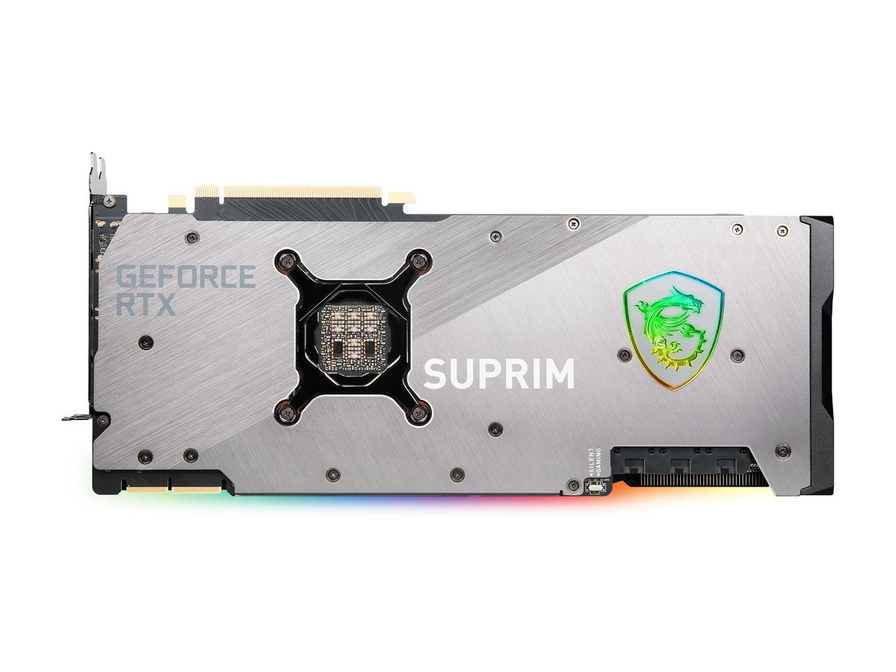 MSI GeForce RTX 3090 RTX 3090 SUPRIM X 24G 24GB 384-Bit GDDR6X Video Card