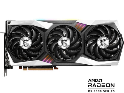MSI Gaming Radeon RX 6800 XT 16GB GDDR6 PCI Express 4.0 CrossFireX Support Video Card RX 6800 XT GAMING X TRIO 16G