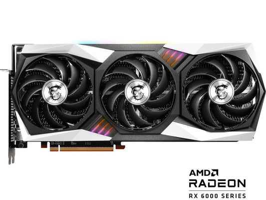 MSI Gaming Radeon RX 6800 XT 16GB GDDR6 PCI Express 4.0 CrossFireX Support Video Card RX 6800 XT GAMING X TRIO 16G
